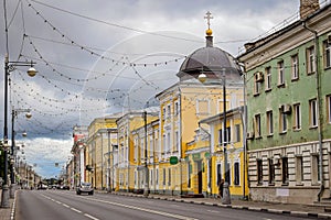 Old buildings on Lenin Street in Tver photo